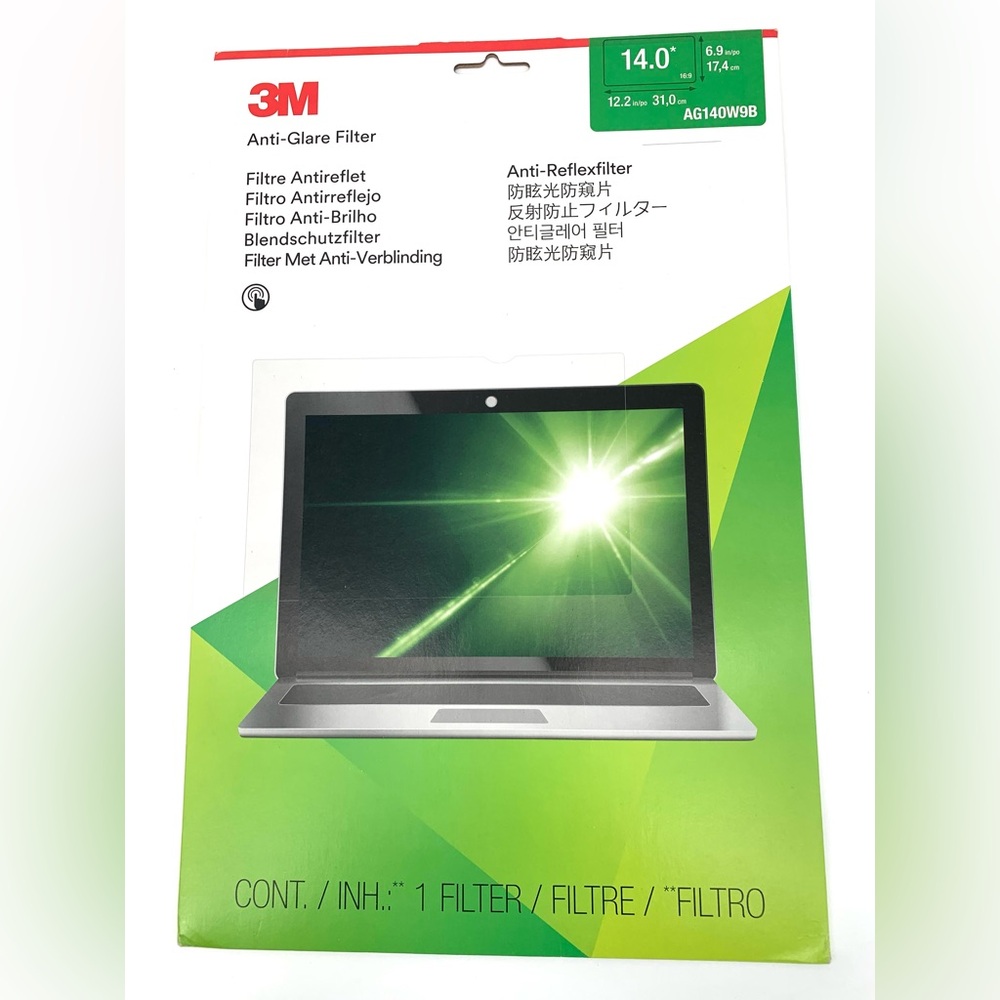 3M 14.0” Anti Glare Filter For Laptop Screen
